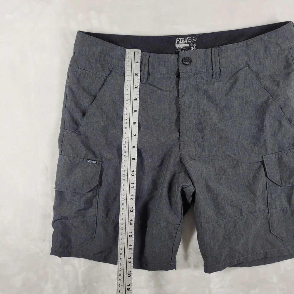 Fox Racing Slambozo Tech Cargo Shorts Men's 34 Gray 9